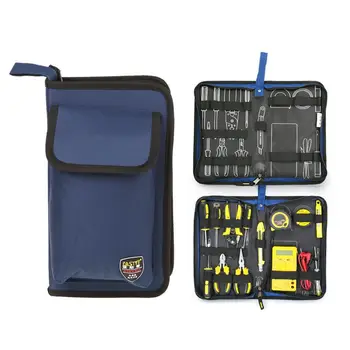 Kit de herramientas de placa dura portátil para electricistas, bolsa de almacenamiento, organizador multifuncional, impermeable, Oxford, 3 tamaños, bricolaje, novedad de 2019