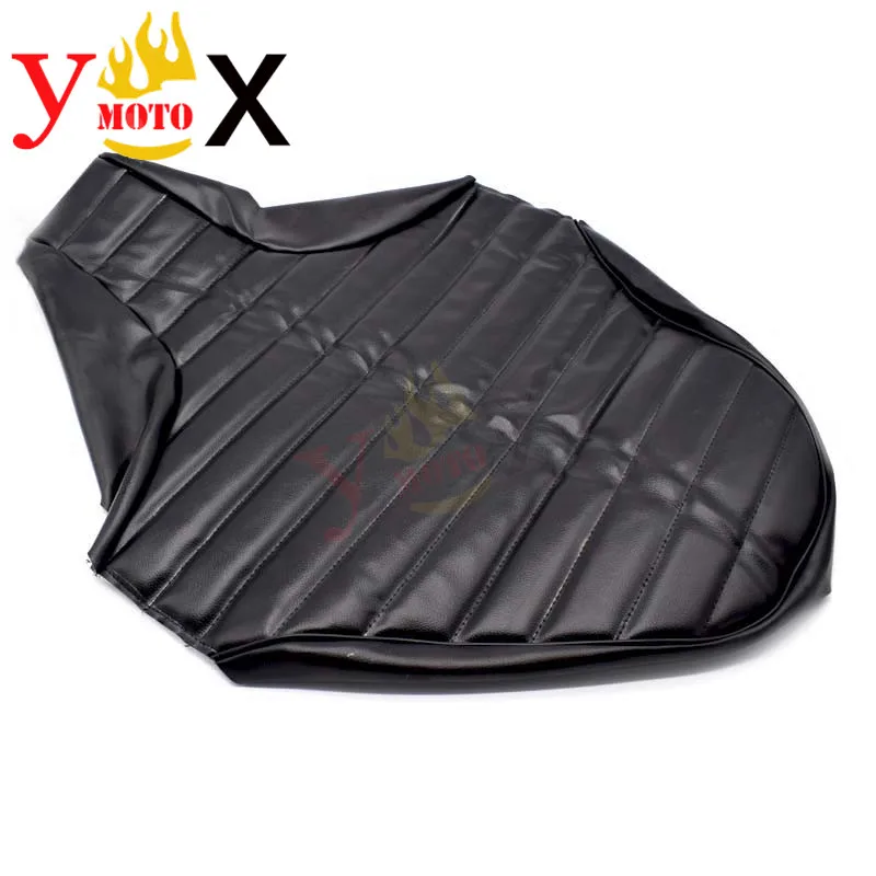 Replacement Black High Quality PU Leather Motorcycle Seat Cover Cushion Protection Waterproof For SUZUKI VV250 WANWAN 250