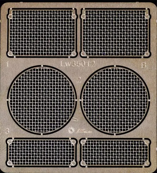 1/35 Grill Mesh for Dragon Panther G & Jagdpanther 1 Set (2pcs) Military Model Accessory