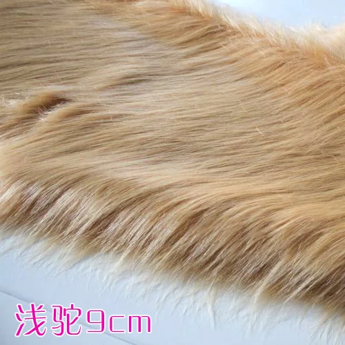 Plain Faux Fur 90 mm soft pile ideal for Clothing, cosplay garments throws fur Fabric 58