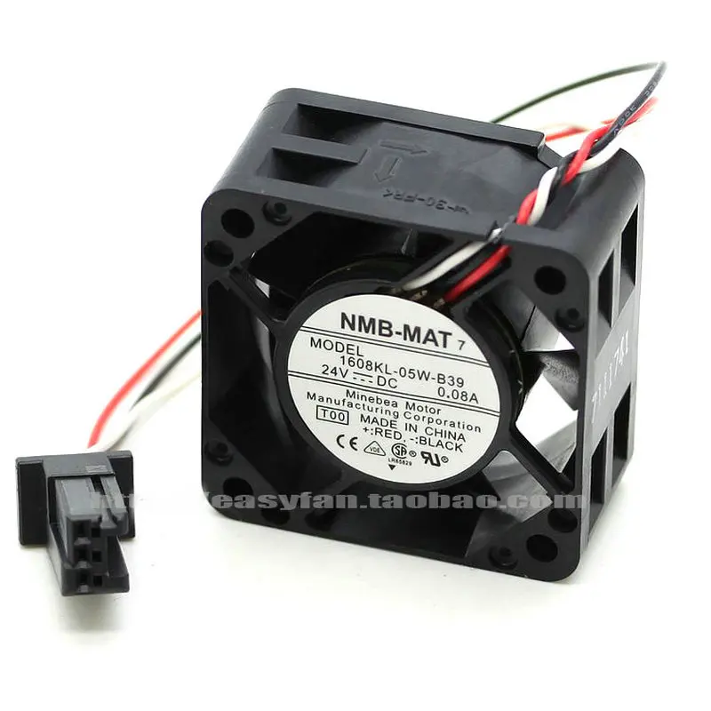 NMB-MAT 1608KL-05W-B39 24Vdc 0.08A Servo driver fan with Fanuc interface 2pcs in pack