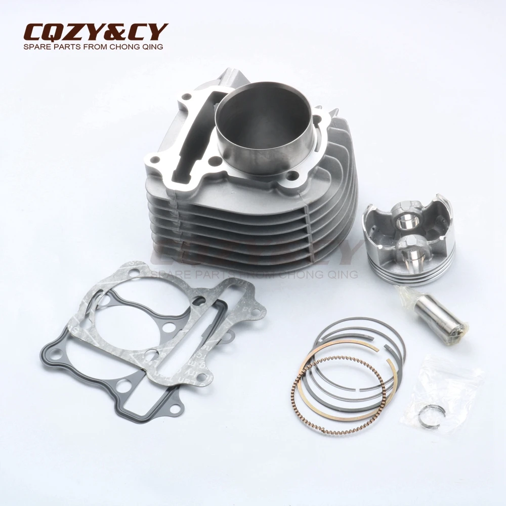 63mm / 15mm 4 Valves 200cc big bore Cylinder Set for GY6 152QMI 157QMJ 125cc 150cc 4V