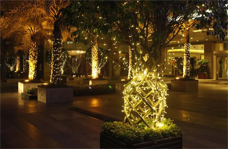 New LED String Light 200 LED 20M Christmas/Wedding/Party Decoration Lights Garland AC 110V 220V Outdoor Waterproof Led Lamp