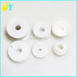 10 Pcs Game Crane Vending Machine Claw Gantry Accessories Plastic Gear, Wheel,Pulleys, Belts