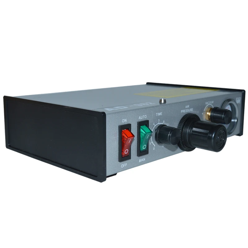 220V AD-982 Semi-Auto Glue Dispenser PCB Solder Paste Liquid Controller Dropper Fluid Dispense