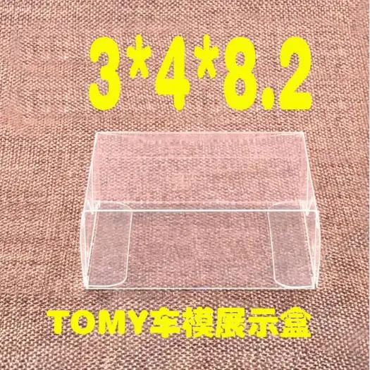 PVC Clear MATCHBOX TOMY Toy Car Model 1/64 TOMICA Hot Wheels Dust Proof Display Protection Box 82*40*30mm