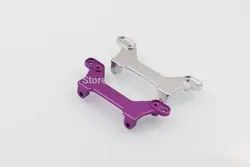 GTBRacing CNC Aluminum Rear Body Mount for HPI RS4 3 Evo Nitro (Silver / Purple )