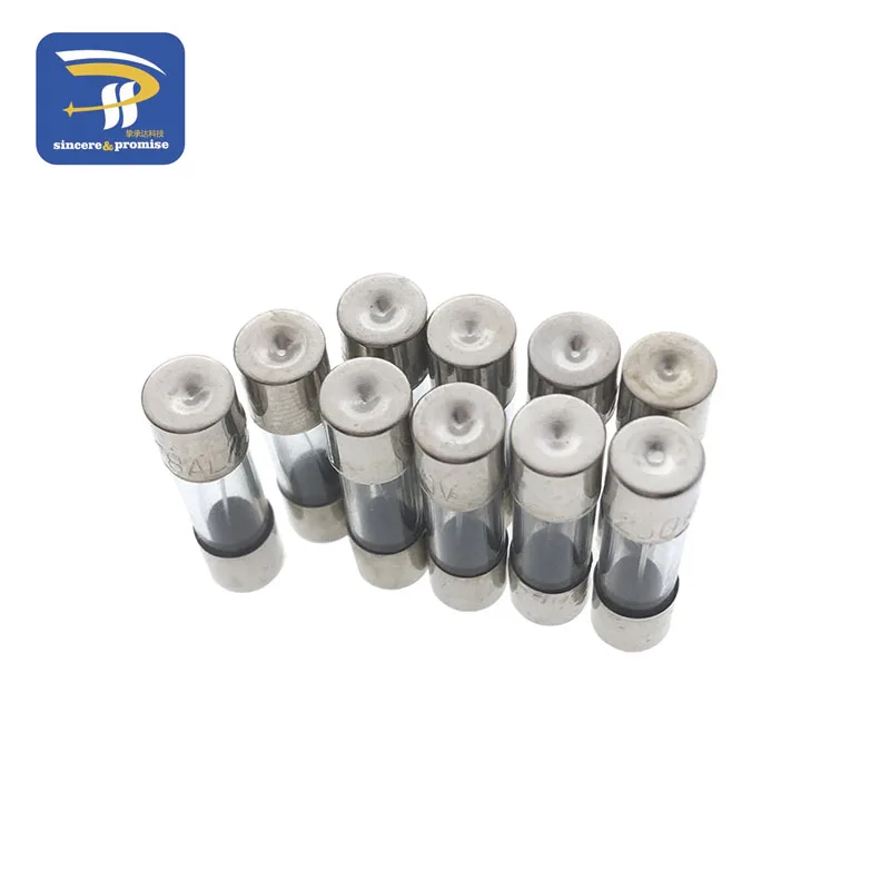 100 pz/set 5x20mm 5*20mm fusibili di vetro 0.5/1/2/3/4/5/6/8/10/20A 250V ogni 10 pezzi tubo di vetro rapido colpo kit assortiti di fusibili Fast-blow