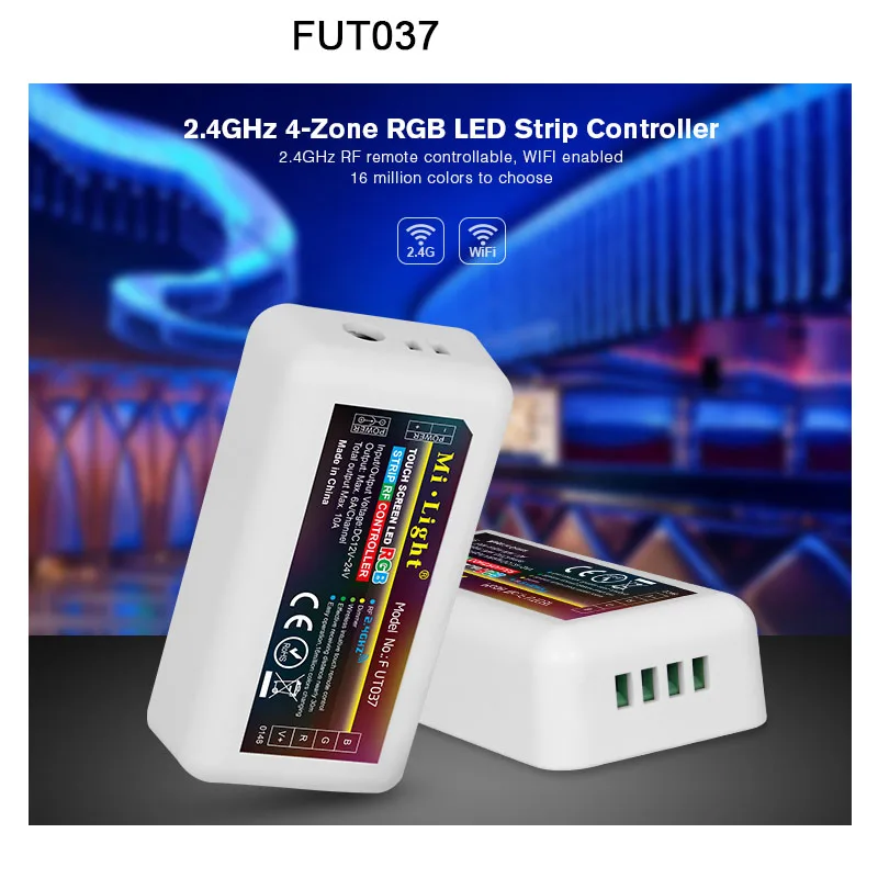 2.4G Rf Draadloze Enkele Kleur Dimmer Cct Rgb Rgbw DMX512 Rgb + Cct FUT035 FUT036 FUT037 FUT038 FUT039 FUTD02 led Strip Controller