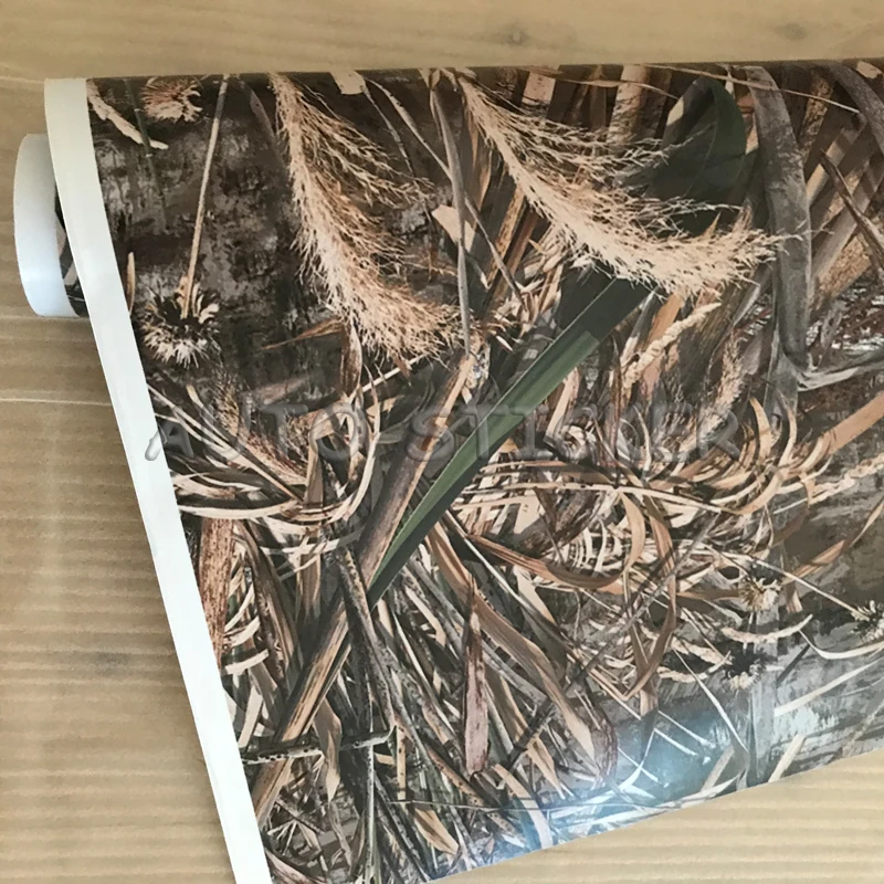 1.52*5/10/15/20/25/30M Realtree Camo Vinyl Sticker Real Tree Bulrush Camouflage Vinyl Wrap For  Car Truck Furniture Stickers