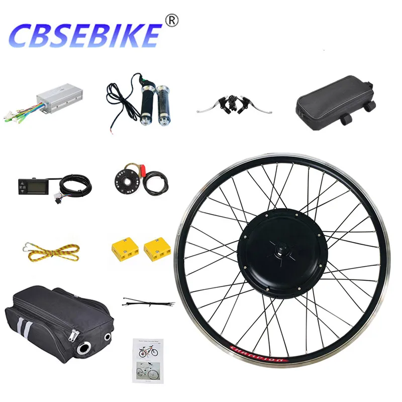 CBSEBIKE Ebike 20Inch Front Wheel Kit High Speed Conversion 36v500w 48v500w  Hub Motor QA04-20