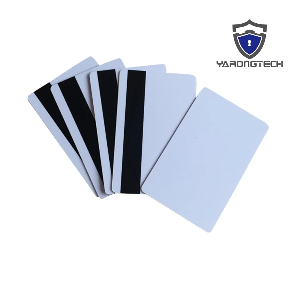 

10pcs Blank White PVC Hico 1-3 magnetic stripe card Plastic Credit Card 30Mil inkjet printable