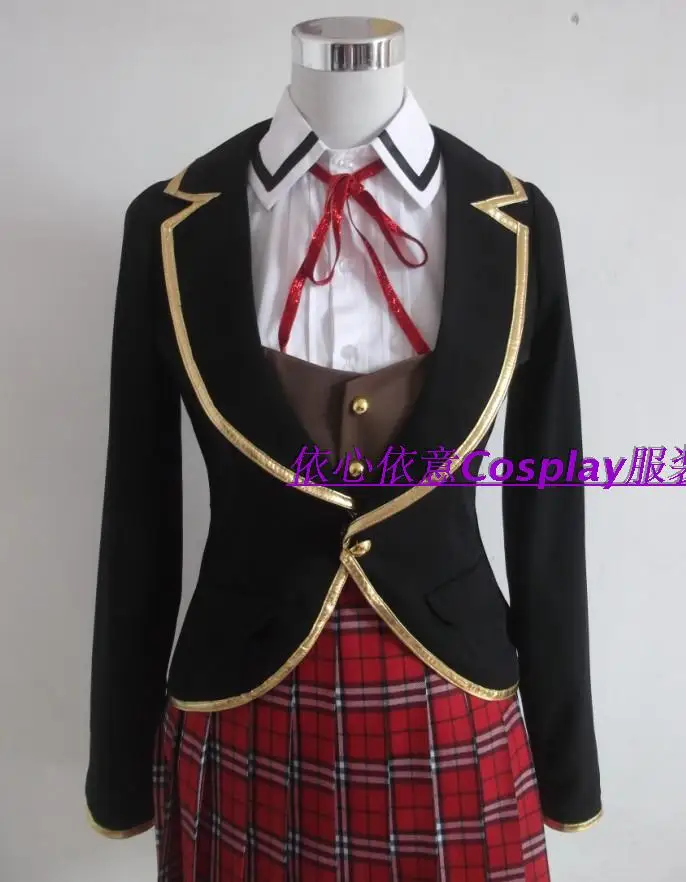 Weiss blake yang school uniform Cosplay Costume custom any size customized