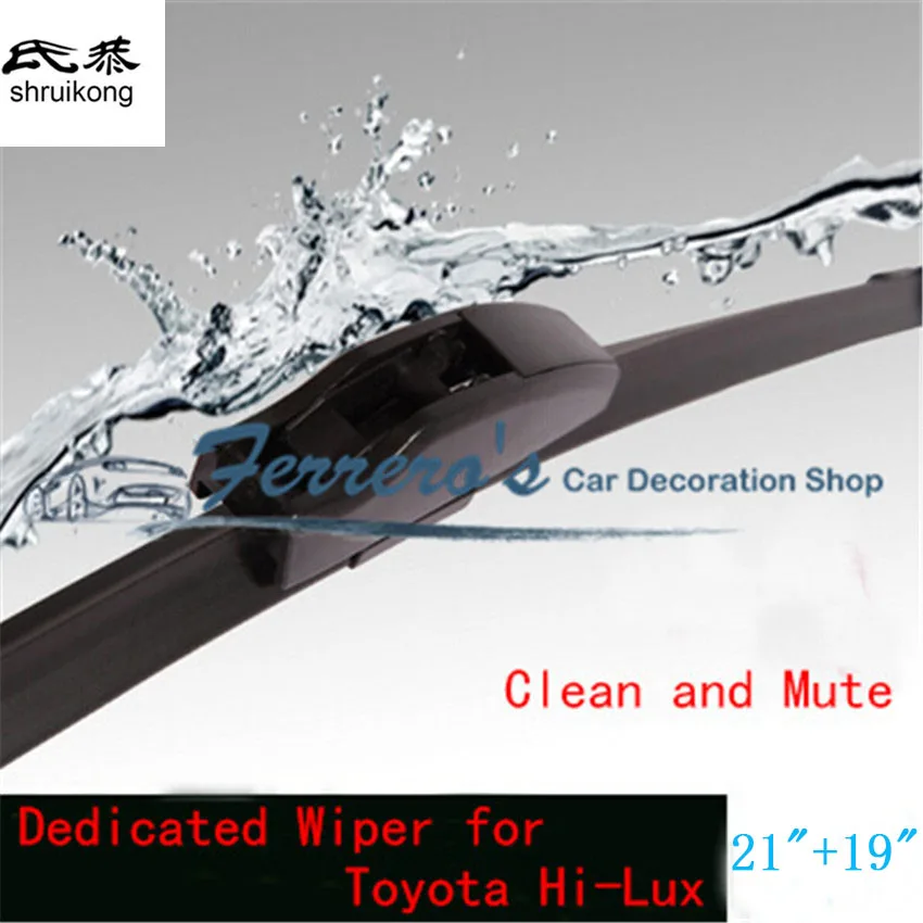 Car Styling Stickers Wiper Blades For Toyota Hilux (From 2005 Onwards) 21