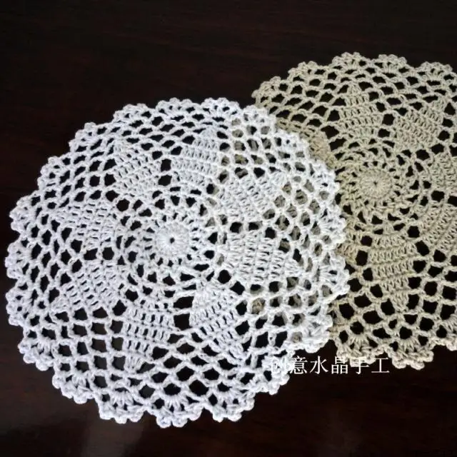 ZAKKA fashion 30 pic/lot 100% cotton knitted lace felt as innovative item for householde photography props wedding decoration