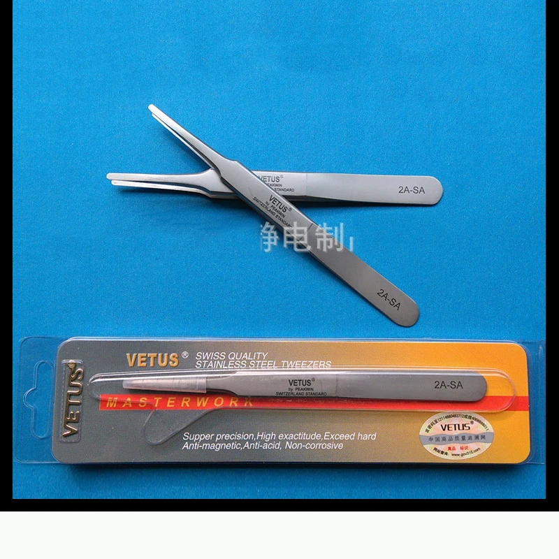 

VETUS 2A-SA tweezers stainless steel hyperfine high precision tweezer