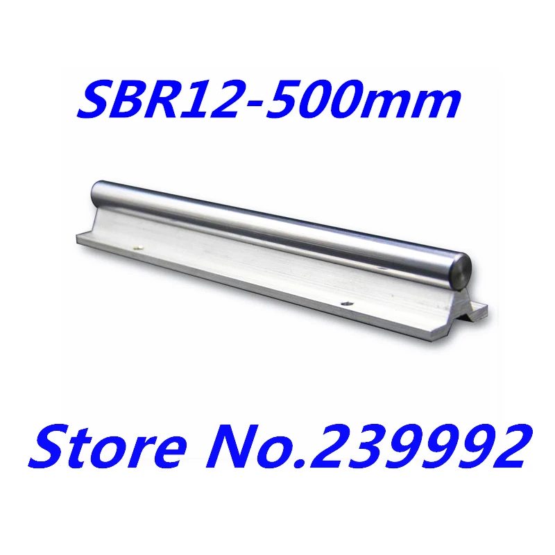 SBR12 500mm  Diameter 12mm  Long 500mm round linear guide support rails for cnc parts(linear guide only)