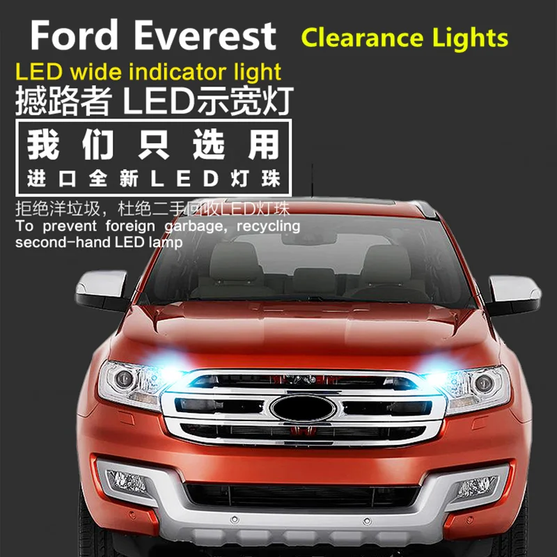 

2pcs Clearance Lights LED for Ford Everest width lamp led front small light position light super bright T10 W5W