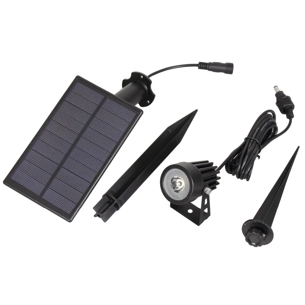 T-SUN Solar Light Outdoor Solar Powered Spotlight IP65 3000k/6000k Garden Light Solar Floodlights Lamp For Path Yard Decoration