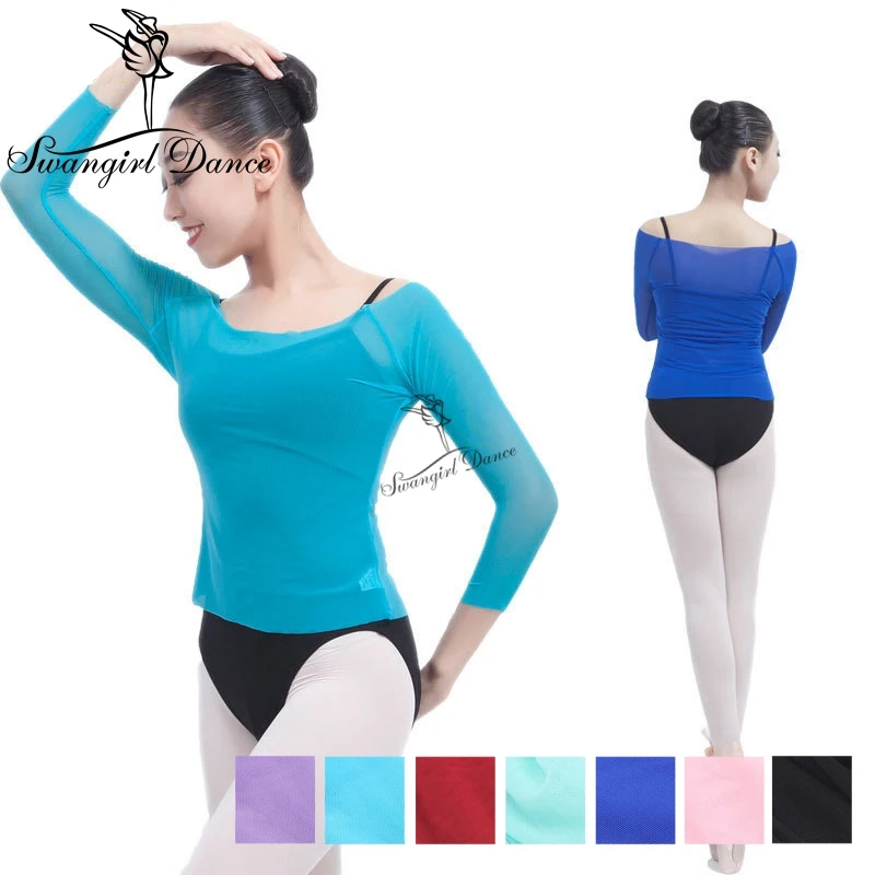 Brevde ballet en maille IQUE dex pour femme, manches longues, échauffement, nouveau, 303, SM0001