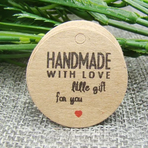 100pcs Thank You Kraft Gift Packing Tags