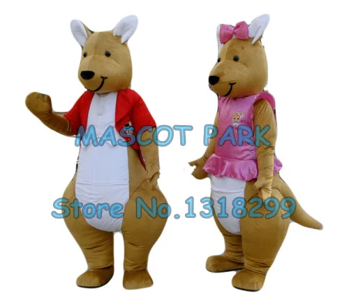 

Kangaroo Mascot Costume adult size kangaroo couple custom high quality cartoon kangroo theme anime cosply costumes carnival 3404