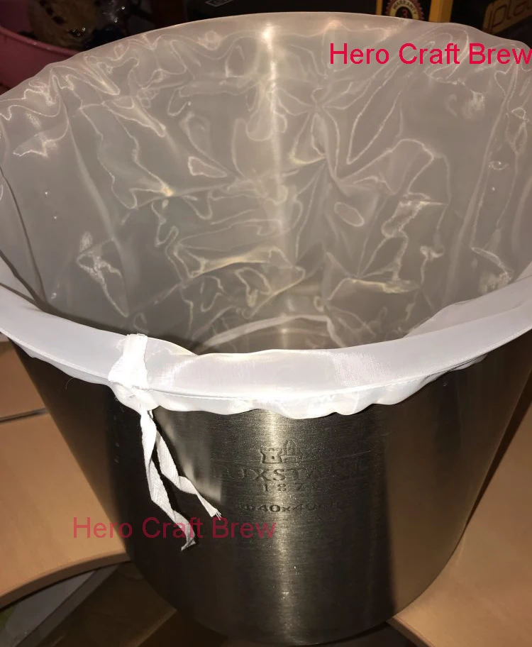 Beer Brew Bag Home Brew Filter Bag For Homebrewing With String Malt Mash Bag