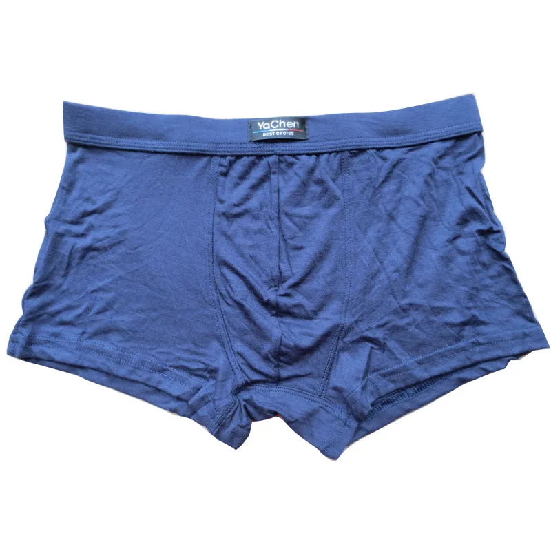 Mens Bamboo fiber Underwear Sexy Pure color Boxers Boxer shorts Mixed Color order