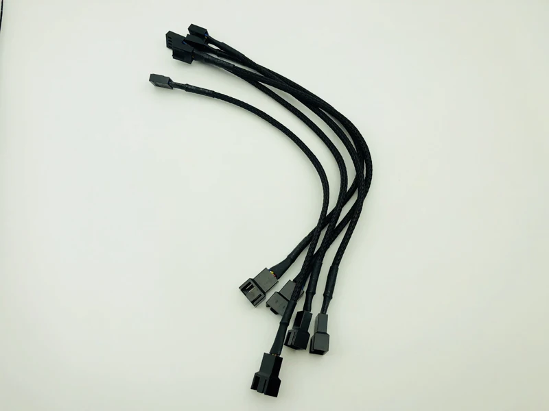 5 шт. 4-контактный разъем вентилятора PWM, компьютерный чехол, удлинитель для материнской платы, кабель питания для процессора, компьютера, чехол для вентилятора, удлинитель питания, новинка