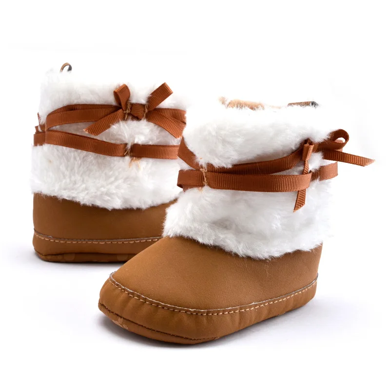 The Super Warm Winter Baby Ankle Snow Boots Infant Shoes Warm Baby Shoes First Walkers