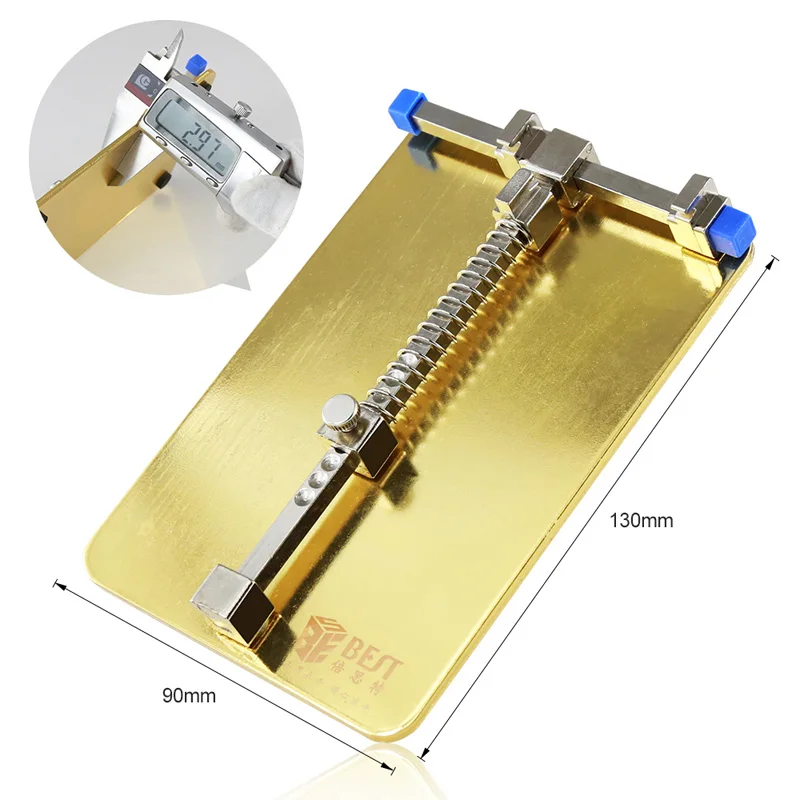 In Acciaio Inox Circuito Giga di Saldatura Dissaldatura PCB di Riparazione Infissi Holder Telefono Mobile di Riparazione Strumento