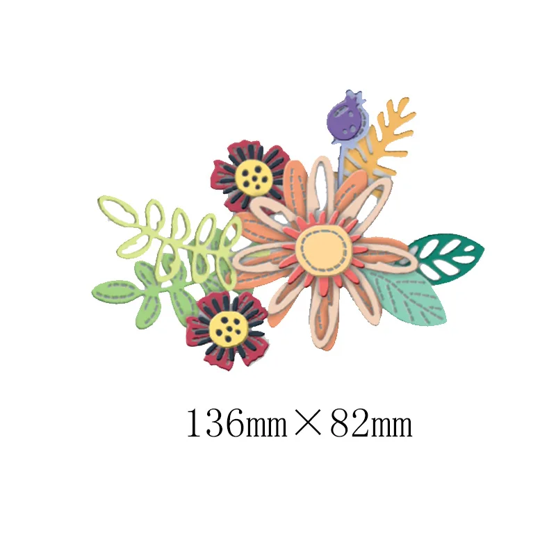 Ladybug Flower Metal Cutting Dies Scrapbooking DIY Card Album Making Embossing Template Handicraft Decoration New Die Cut 2019