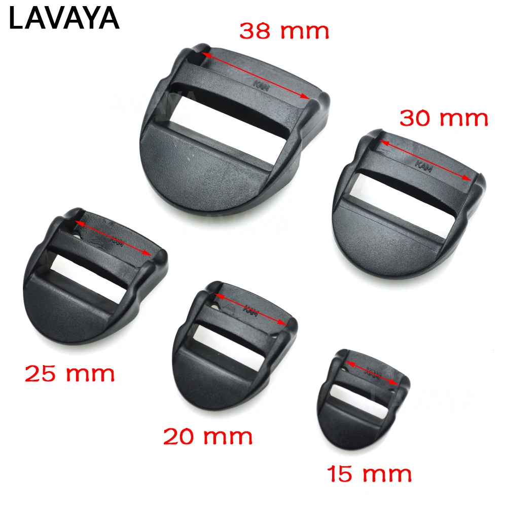 1pcs 15mm 20mm 25mm 30mm 38mm Ladder Lock Slider Plastic Buckles Backpack Straps For Student bag Travelling bag