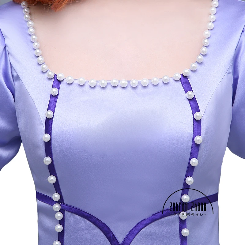 New Arrival Sofia Cosplay Costume Dress For Halloween Party Costume Clothes Fantasia Dress image 3