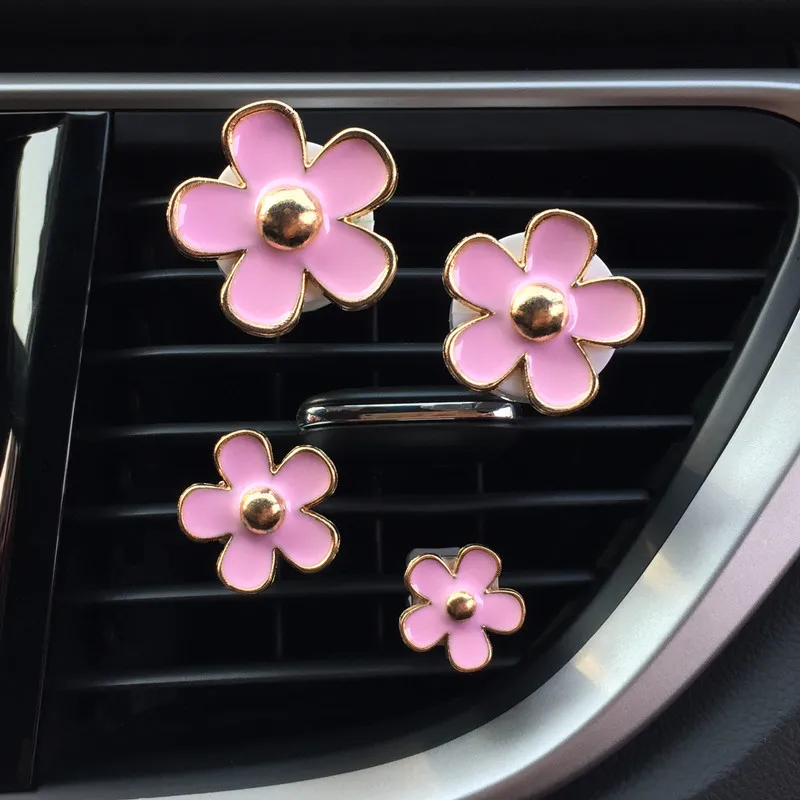 JOORMOM four Daisy car vent, perfume clip,  cute car aromatherapy creative girl car accessories interior