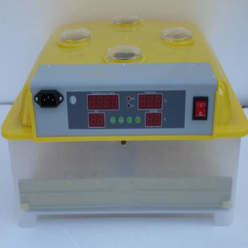 1pc 48 Horizontal Eggs Digital Clear Egg Incubator Hatcher Automatic Turning Temperature Control