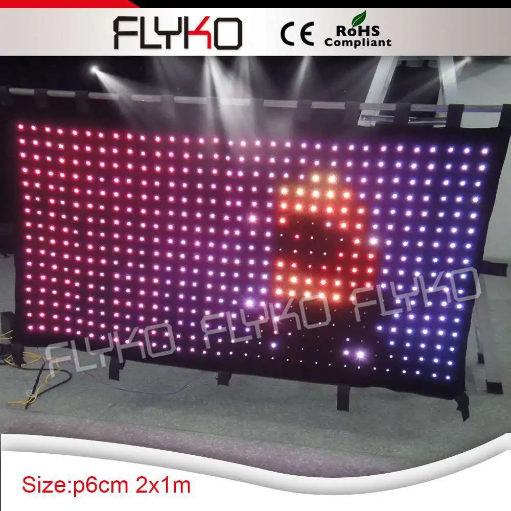 

Beautiful LED lighting cloth background High-bright led lamps stage Cloth