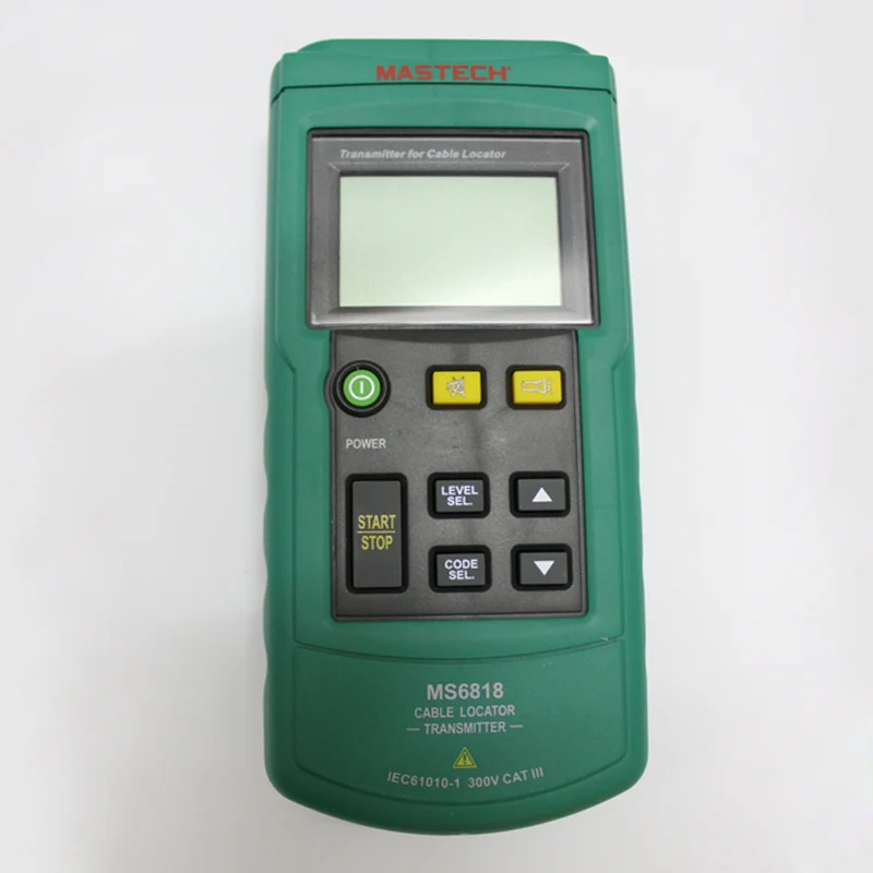 Free ship Mastech MS6818 Portable Professional Wire Cable Tracker Metal Pipe Locator Detector Tester Line Tracker Voltage12~400V