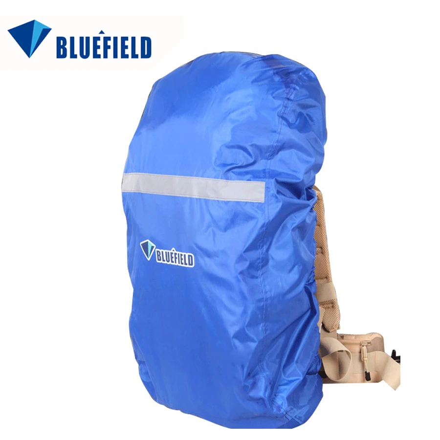 BlueField Outdoor Bag Backpack Rain Cover Rucksack Raincoat Waterproof With Reflective Strip for Hiking Camping Traveling 15-75L