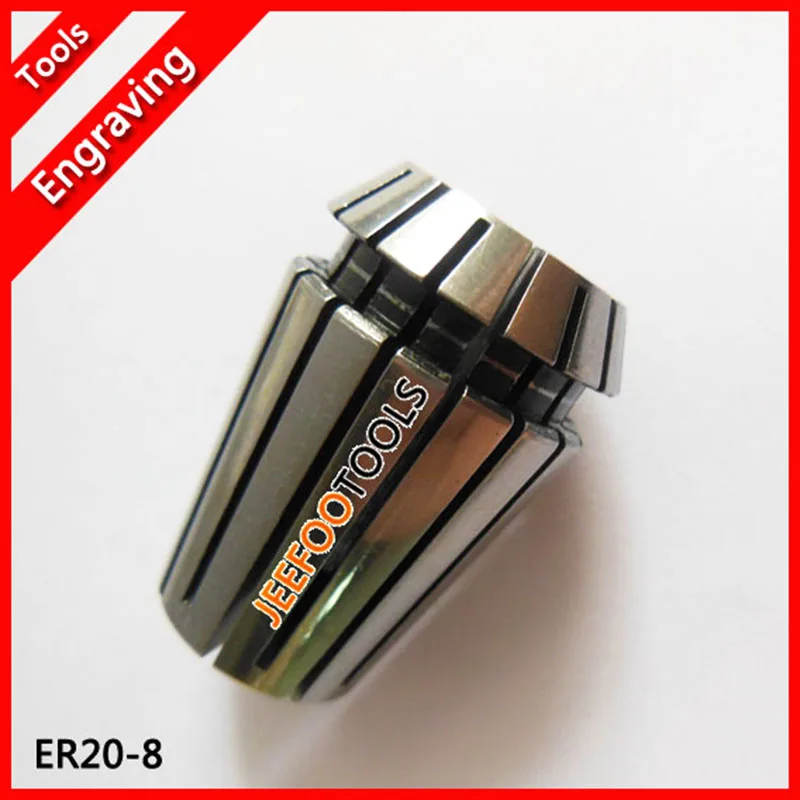 

ER20-8, ER collet, spring collet, ER nut, clamping range for cnc router and milling cutting tools