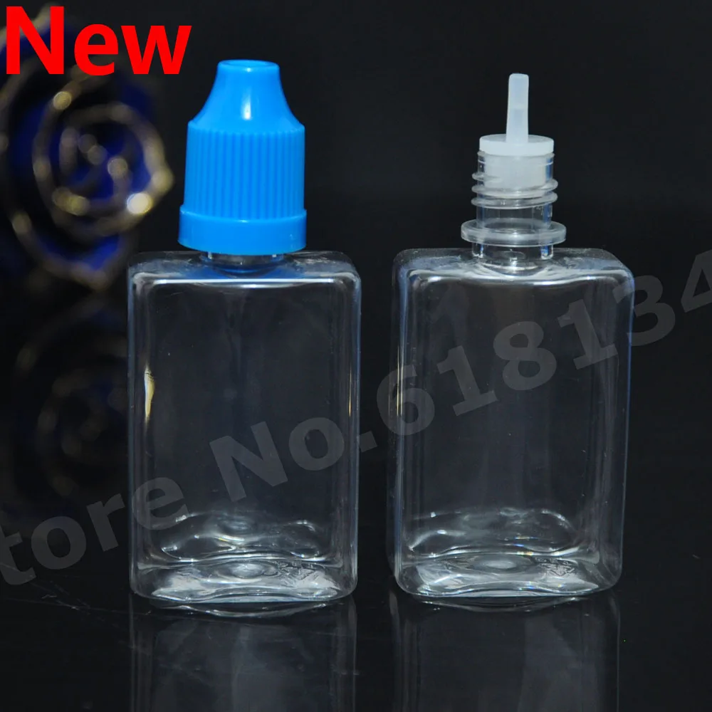 

1000pcs new product 30ml bottle rectangle 1oz PET dropper bottle with long thin tip, 30ml rectangle bottle dropper