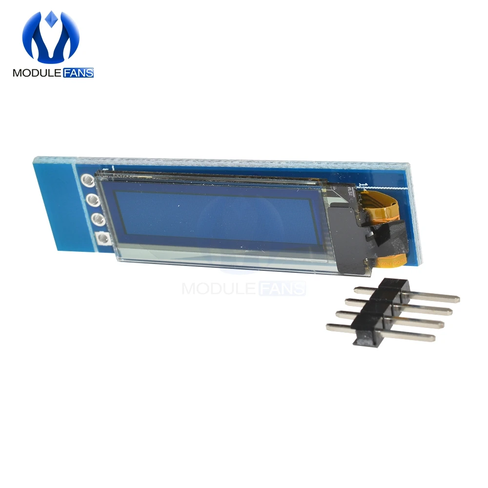 Módulo de pantalla LCD OLED para Arduino, 0,91 pulgadas, 128x32, I2C, IIC Serial, Azul, Blanco, 0,91 ", 12832