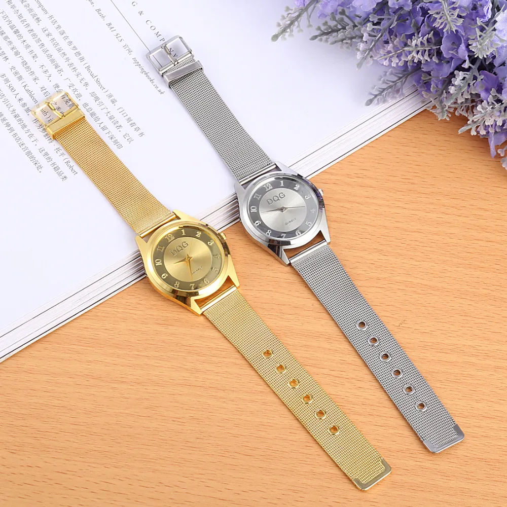 Women Watches 2023 Luxury Women Gold Casual Quartz Watch Women Metal Mesh Stainless Steel Watches Relogio Feminino Ladies Clock