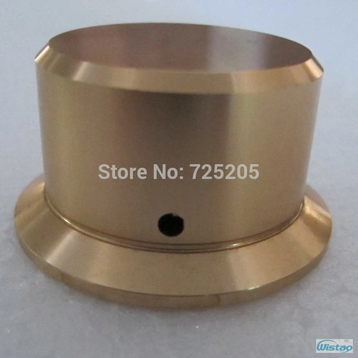 Ручка потенциометра IWISTAO, цельнометаллический усилитель звука Hi-Fi, трубка громкости, диаметр 50 мм, Высота 27 мм, золото, сделай сам