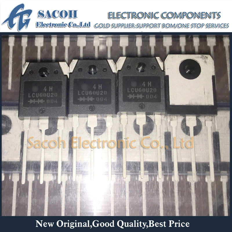 

New Original 10Pcs/Lot LCU60U20 OR LCU60U30 LCU60UC30 TO-3P 60A 200V Fast Recovery Diode