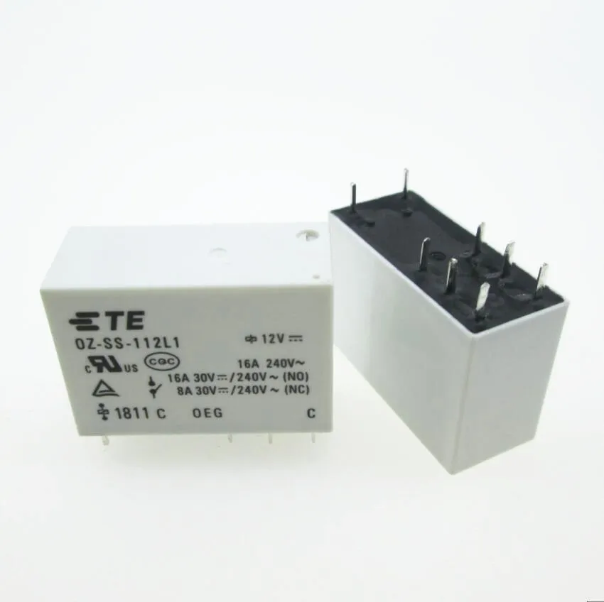 HOT NEW 12V relay OZ-SS-112L1 OZSS112L1 12V 12VDC DC12V 16A 240V 8PIN