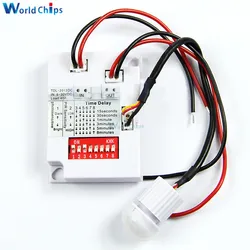 12V 24V 7-10M PIR Motion Sensor Switch IR Infrared Human Body Induction Sensor Detector Switch for LED Light Corridor Aisle Home