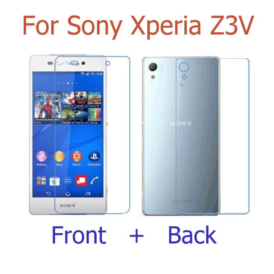 (Front+Back) HD Clear glossy+ Matte Film For Sony Xperia Z Ultra Z1 Z3 Z4 Z5 Mini Compact  Z2A Z3V Screen Protector Film