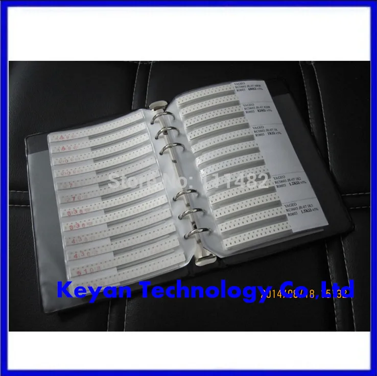 NEW 0805 SMD Resistor sample book, 177 values X 50pcs=8850pcs, Electronic Components Package, Samples kit