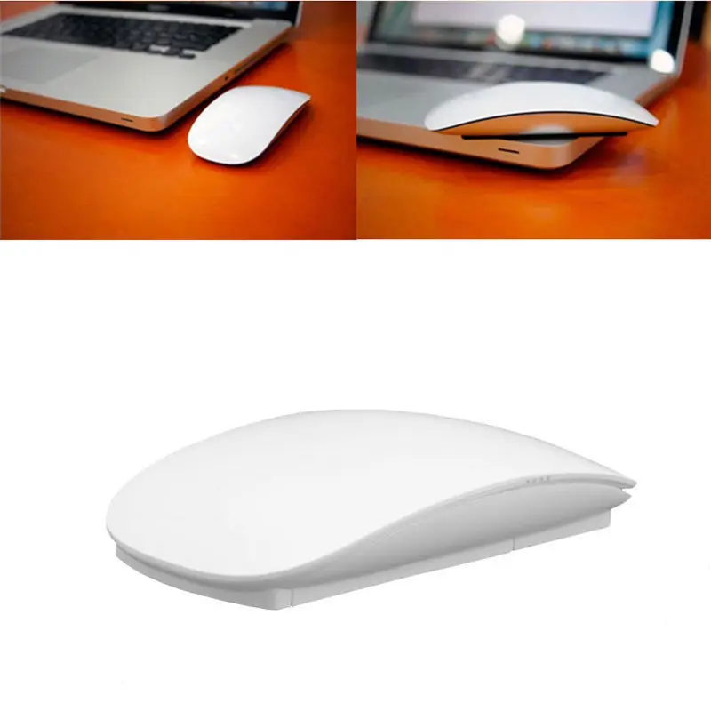 Optical Wireless Mouse Ultra Thin Mini Optical Ultrathin USB 2.4Ghz for Touch Mice for Computer Laptop PC Slient